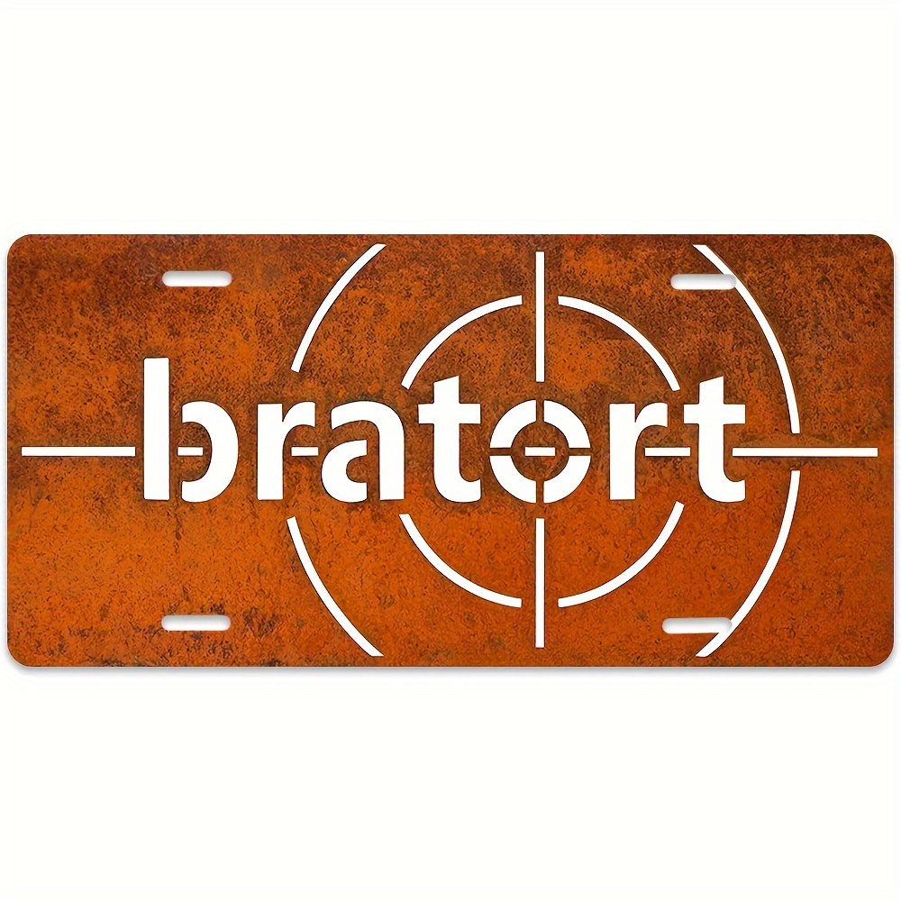 

Bratort" Aluminum Sign - Perfect For Home & Garden Decor, Indoor/outdoor Use, Great Gift For Brother, 6x12 Inches