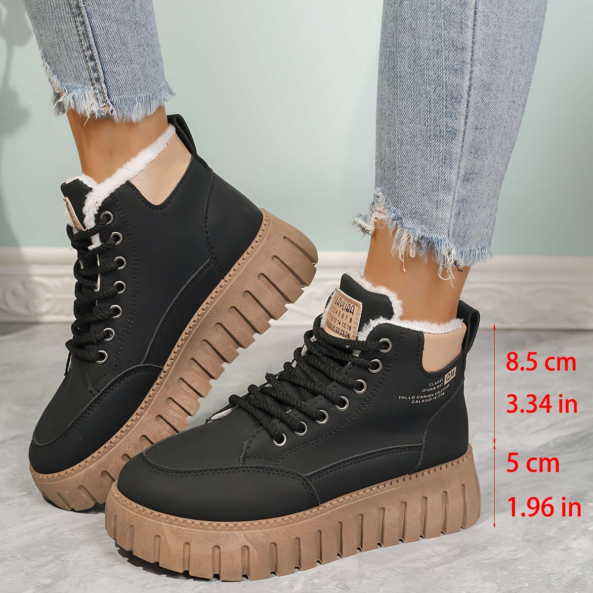 

' -lined Ankle Boots - -up, Toe, For