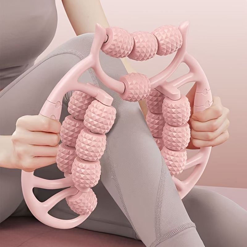 pink foam roller textured ideal leg back massage Temu Canada