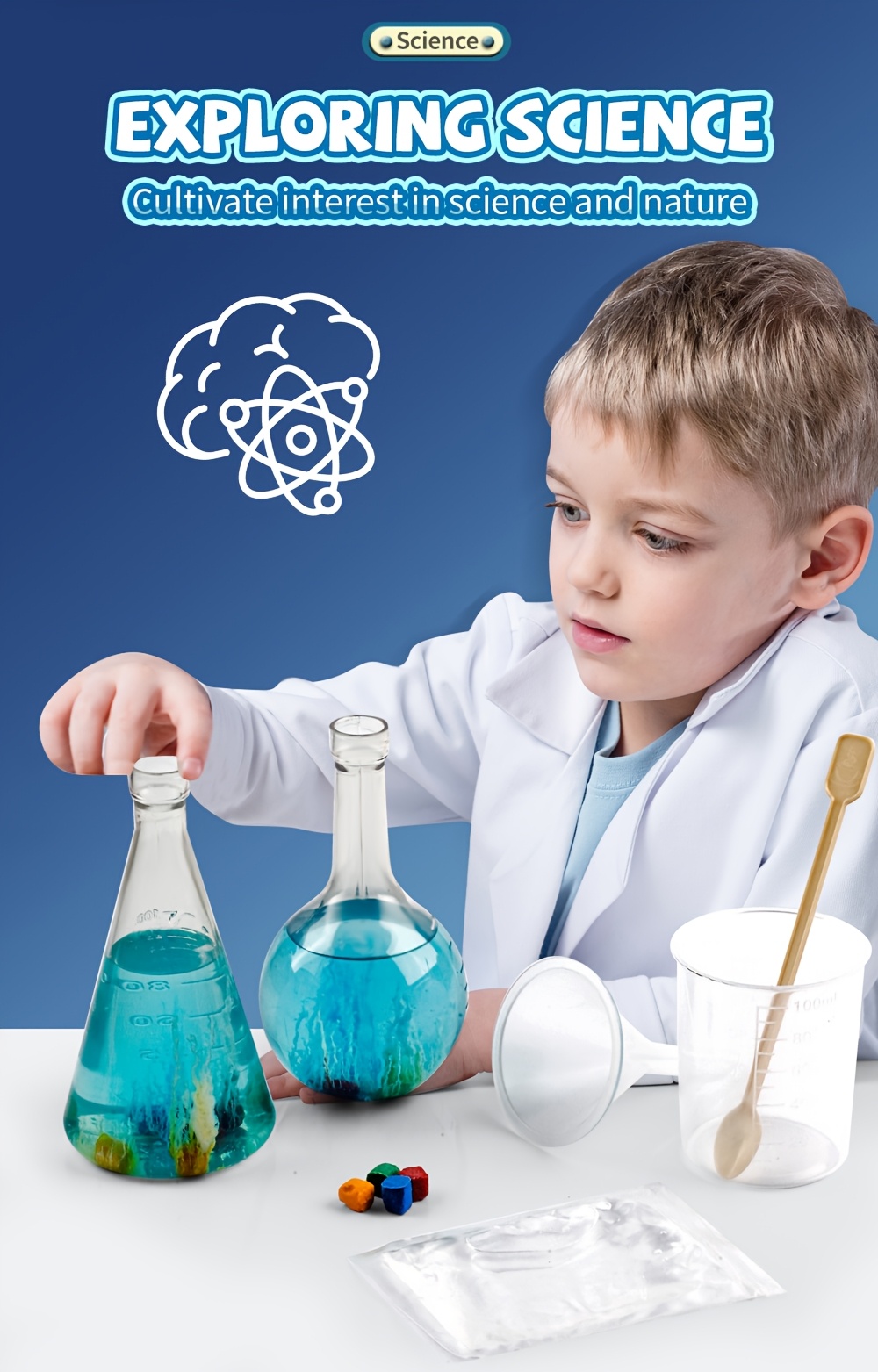 Water Garden Experiment Educational And Entertaining Toy Diy   Experiment Kit   Colors Are Random A   Gift   Halloween And Christmas Presents Product Details 5