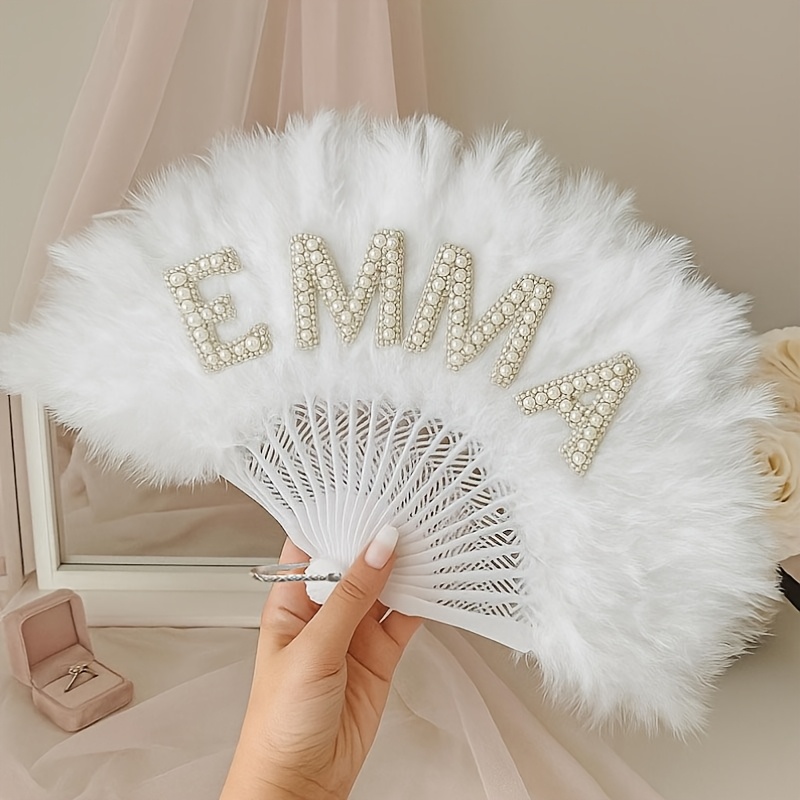 E-shop Personalisierte Federfächer, benannte Brautjungfern-Geschenke, Hochzeitsfeier-Mitgebsel, bohemian-Stil Brautparty-Geschenke, handgefertigte
