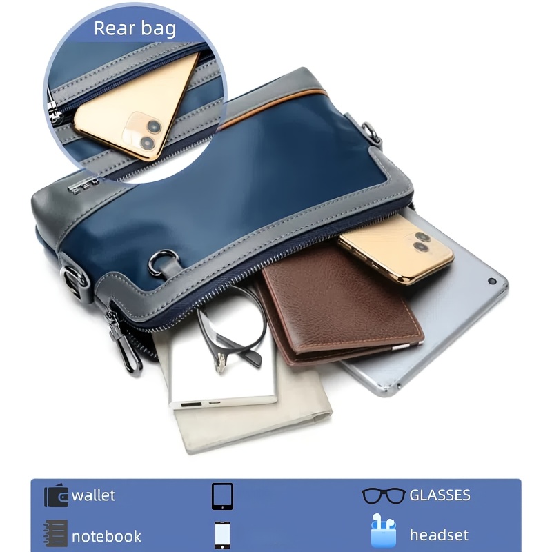 mens high end fabric shoulder bags crossbody bags wallets with multiple     suitable for going out and daily commuting are ideal exquisite gifts for     Product details 4