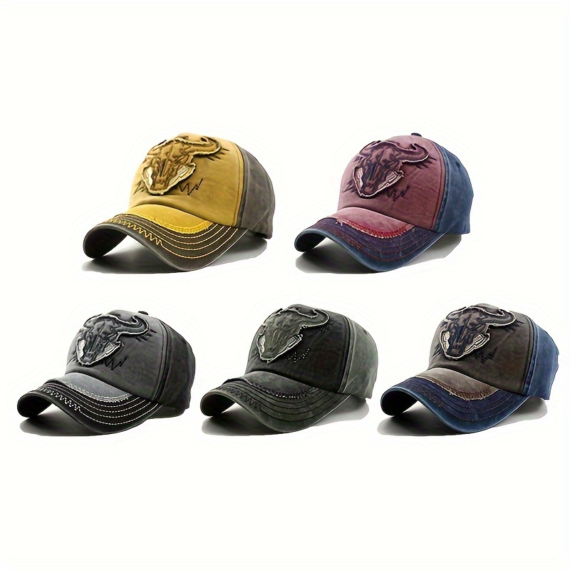 1pc Embroidered Yellowstone Baseball For Men And Women Water Washed Old  Curved Brim Sun Hat - Sports & Outdoors - Temu