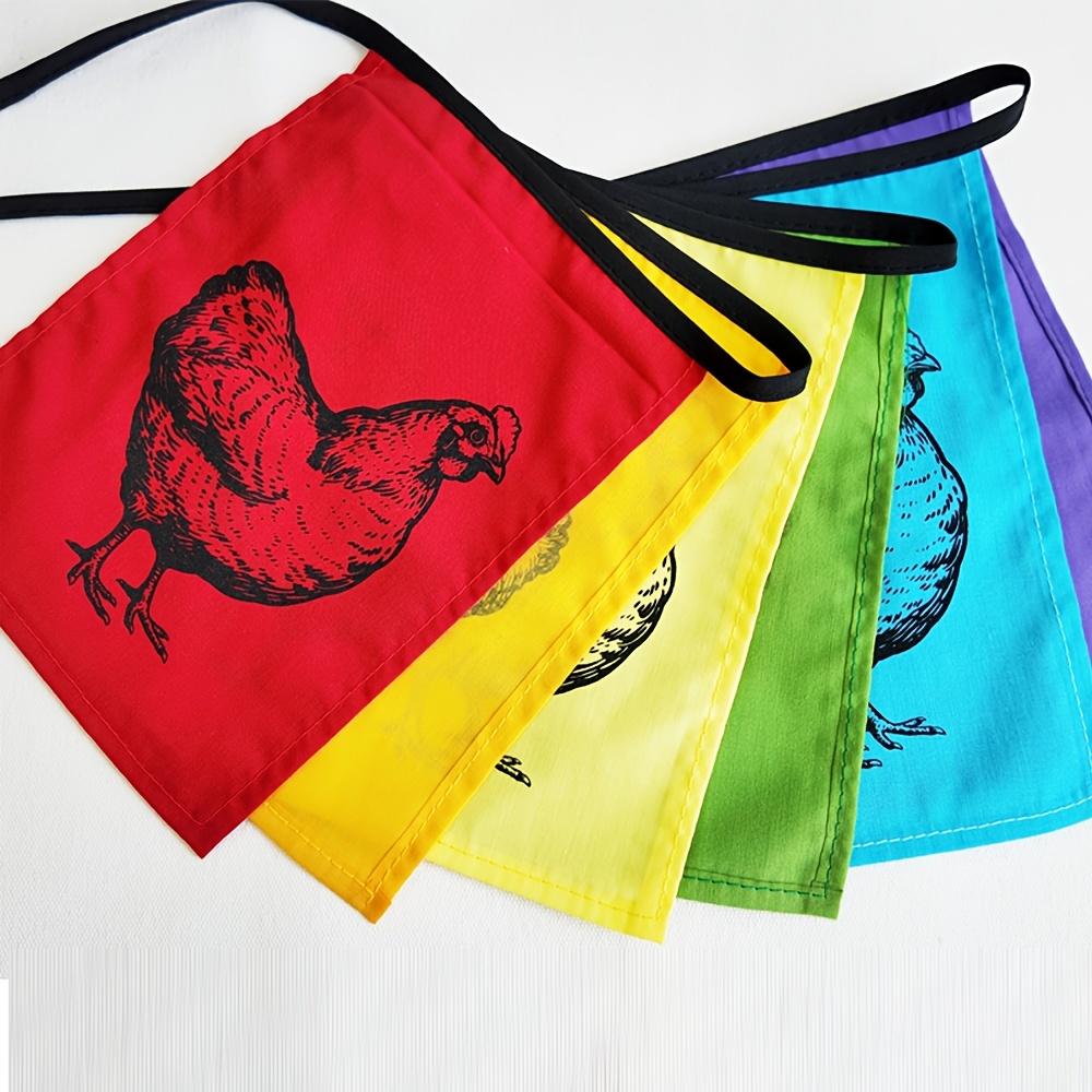 Image of Vibrant Flag Bunting, Classic Style Hanging Decor, Weather Resistant String Banner For Backyard, Patio, Cottage Home, Farm Animal Themed Ornament For Daily Decor Festival Gathering Party Decoration