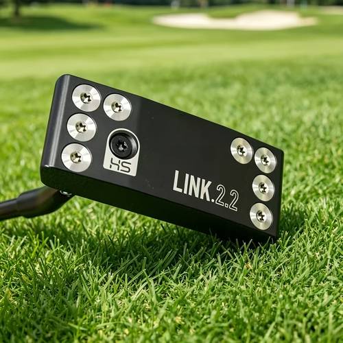 1pc black linkhs 2 2 golf putter with precision lines head cover