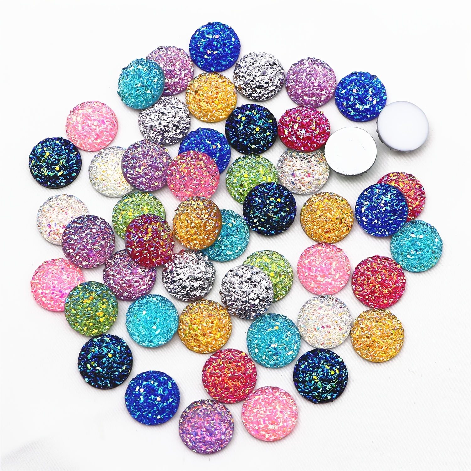 100pcs Resin Rhinestone Crystal Clusters for Handmade Jewelry
