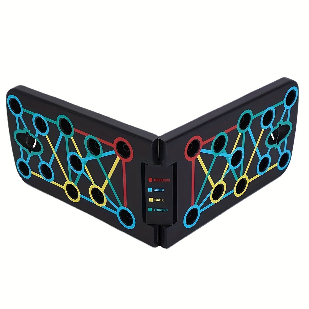 Universal 11-Piece Strength Training Set - Multi-Functional Polypropylene Fitness Equipment Combo with Push-Up Board, Resistance Bands, and Handles