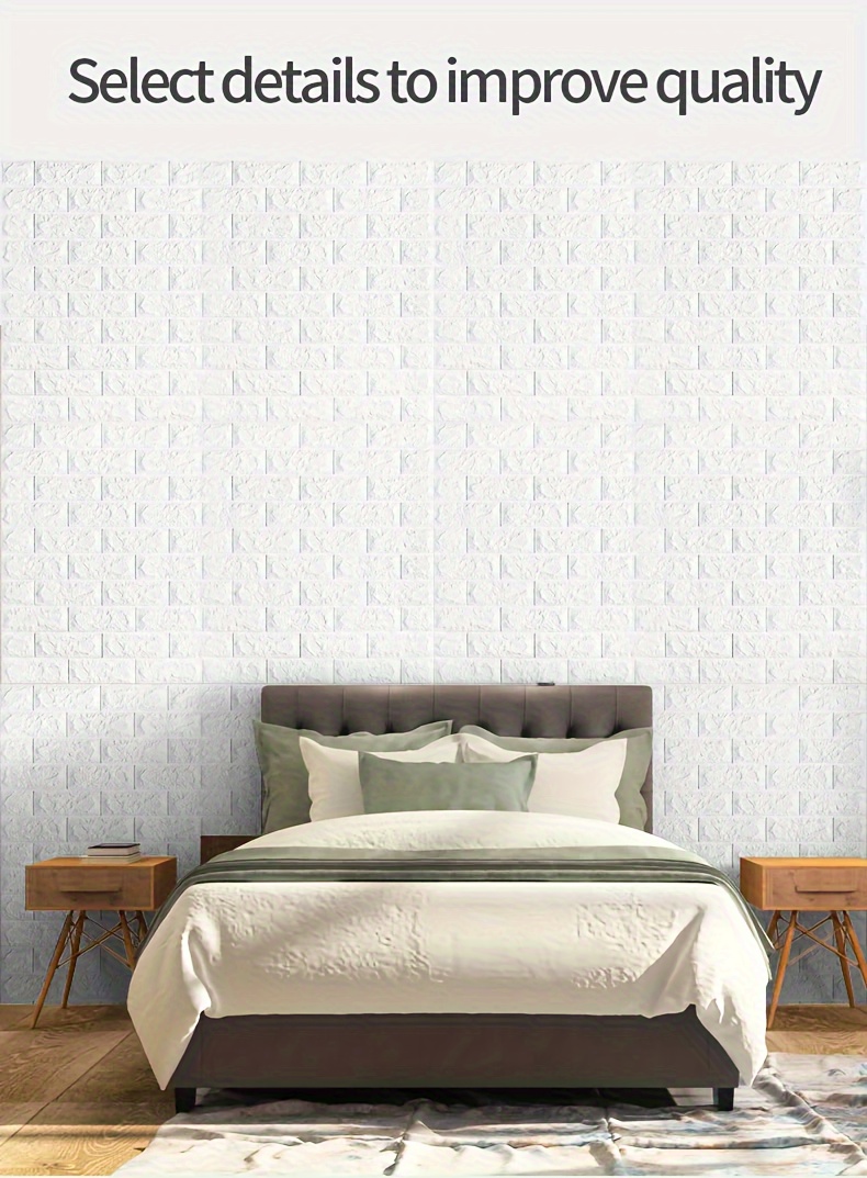 peel pattern wallpaper easy diy self 3mm thick living room bedroom balcony warehouse indoor decor 70cm x 500 1000cm details 0