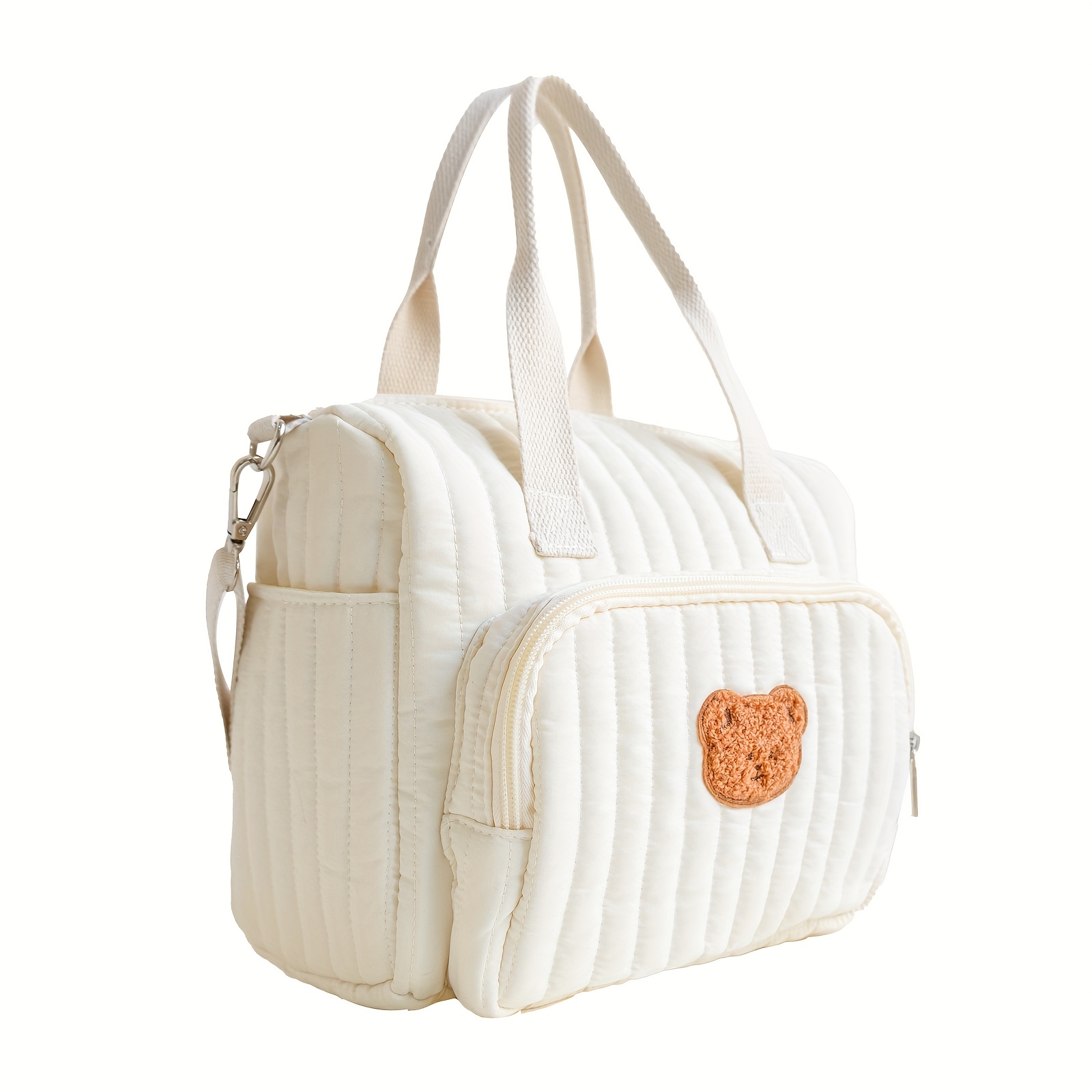 TEMU Sac de Sortie à Double , Sac à Main Décontracté pour Rangement de Couches et Lait Arrière, Sac Bandoulière pour Parents