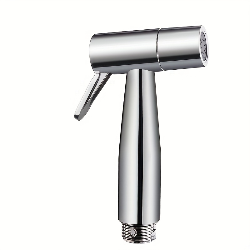Image of Hand Protable Toilet Bidet Sprayer Gun Holder Stainless Steel Handheld Bidet Home Bathroom Shower Head Hose Self Cleaning