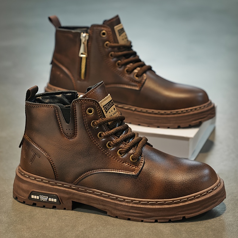 herfst  -cut retro heren schoenen     jeugd trend met dikke   0