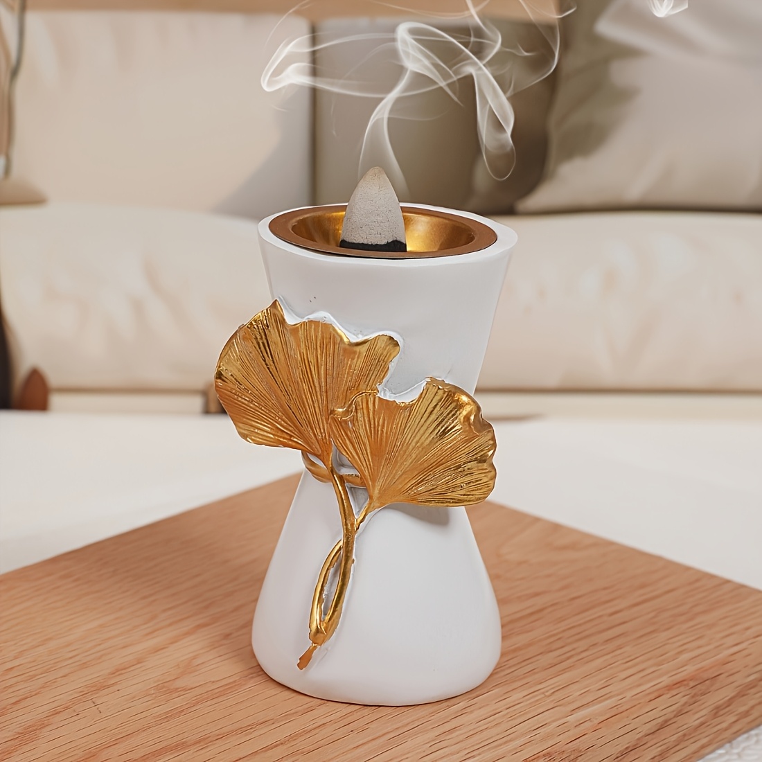 Ginkgo Leaf Incense Holder Decorative Ornament