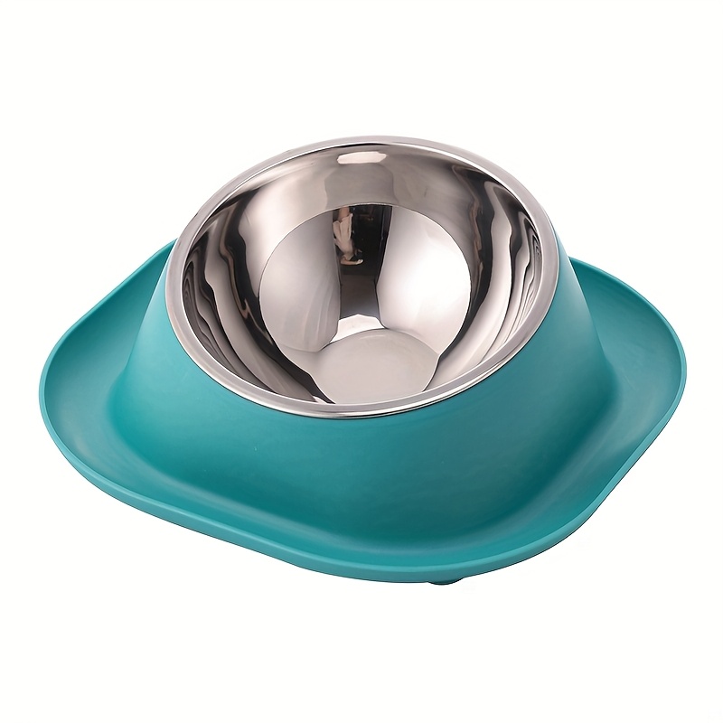 TEMU Stainless Bowl Cat Bowl Pet Food Dish