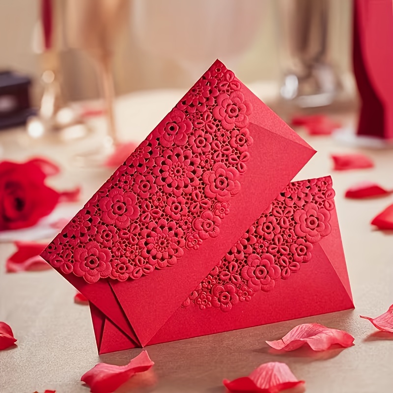 E-shop neuer kreativer roter Umschlag, geeignet für Hochzeiten, Einweihungsfeiern Neujahrsfeiern. Ideal zum Verteilen als Neujahrs-Rotumschläge,