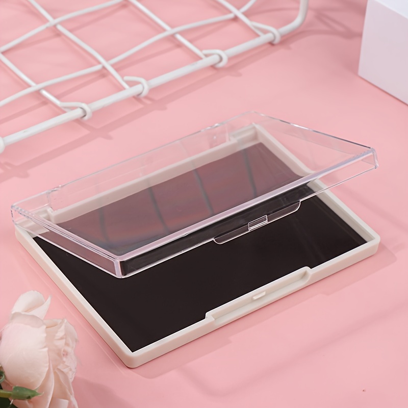 

1pc Magnetic Palette - Plastic Eyeshadow Makeup Organizer With Lid, Diy Empty Makeup Box For Blush, Lipstick, Powder