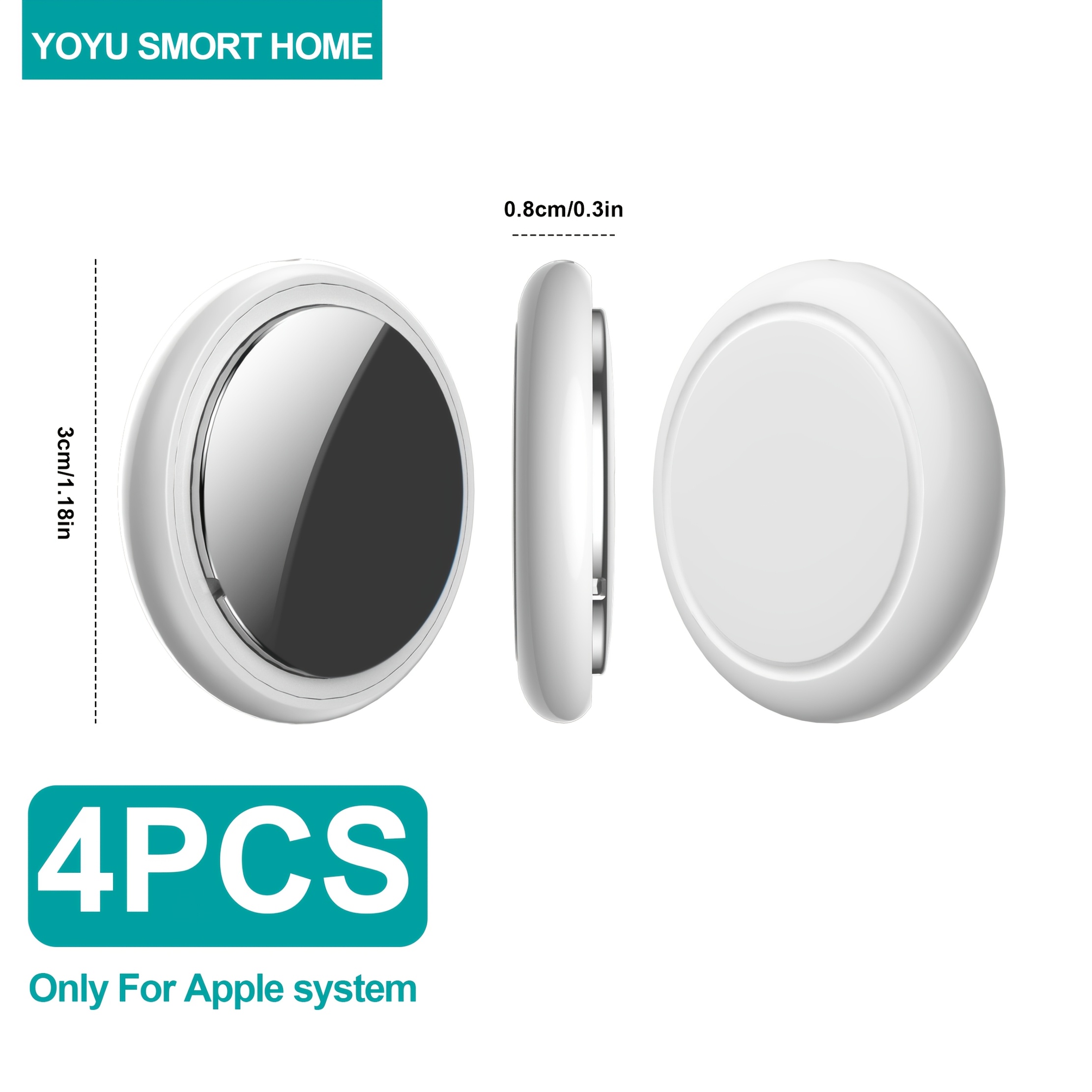 Image of Smart For Devices Instantly Locate Keys, Luggage, Backpacks, Cats, Or Dogs With 1 Click. Compatible With Software- Products. Instantly With 1 Click. No Subscription Required. Versatile For