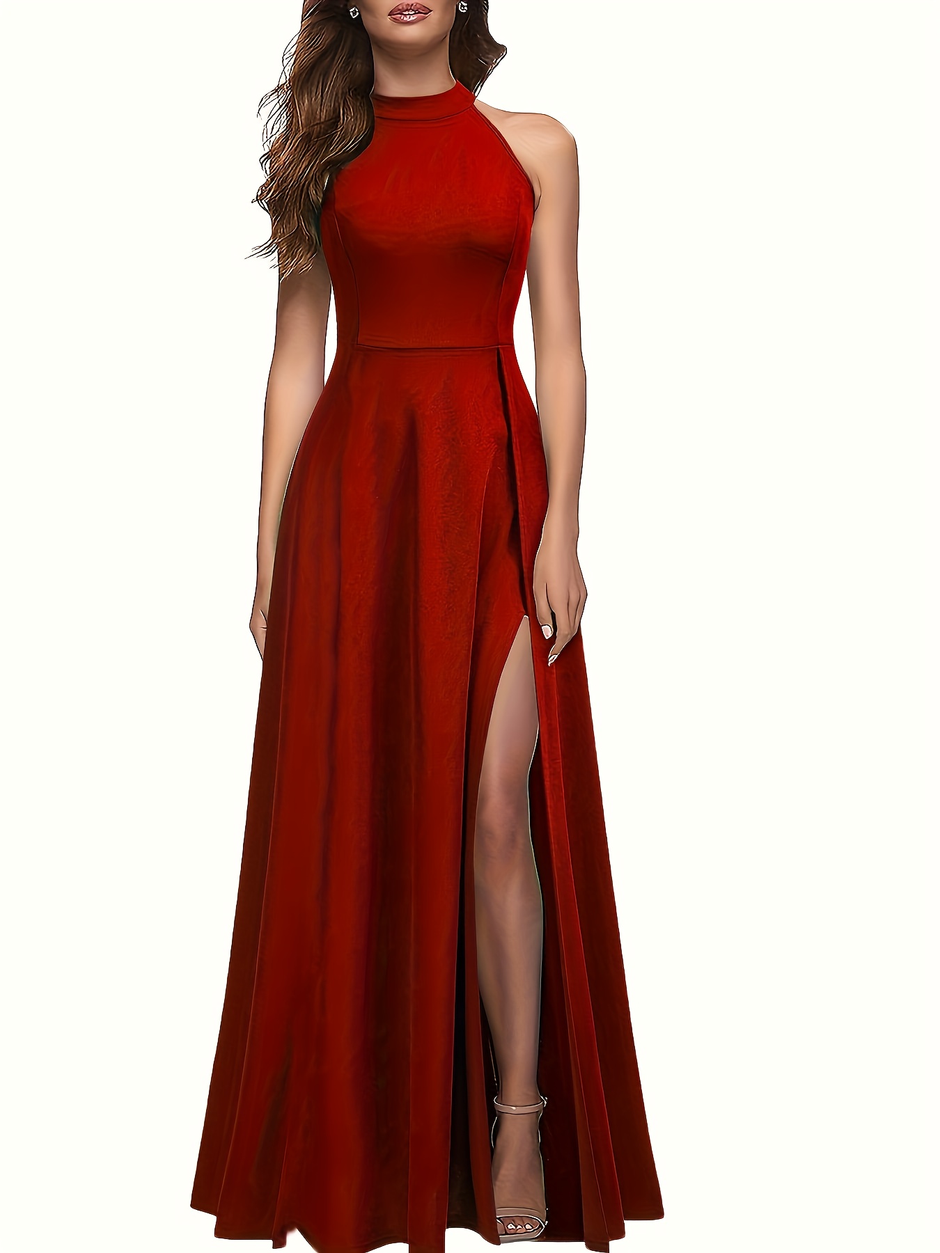 red formal dress sold on Temu Philippines