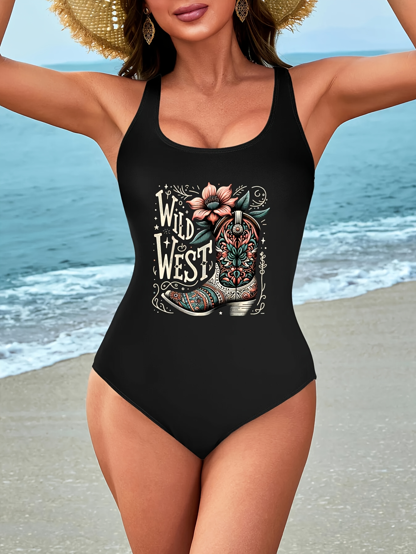 Women's Swimwear Western Bathing Suits Private Label Custom