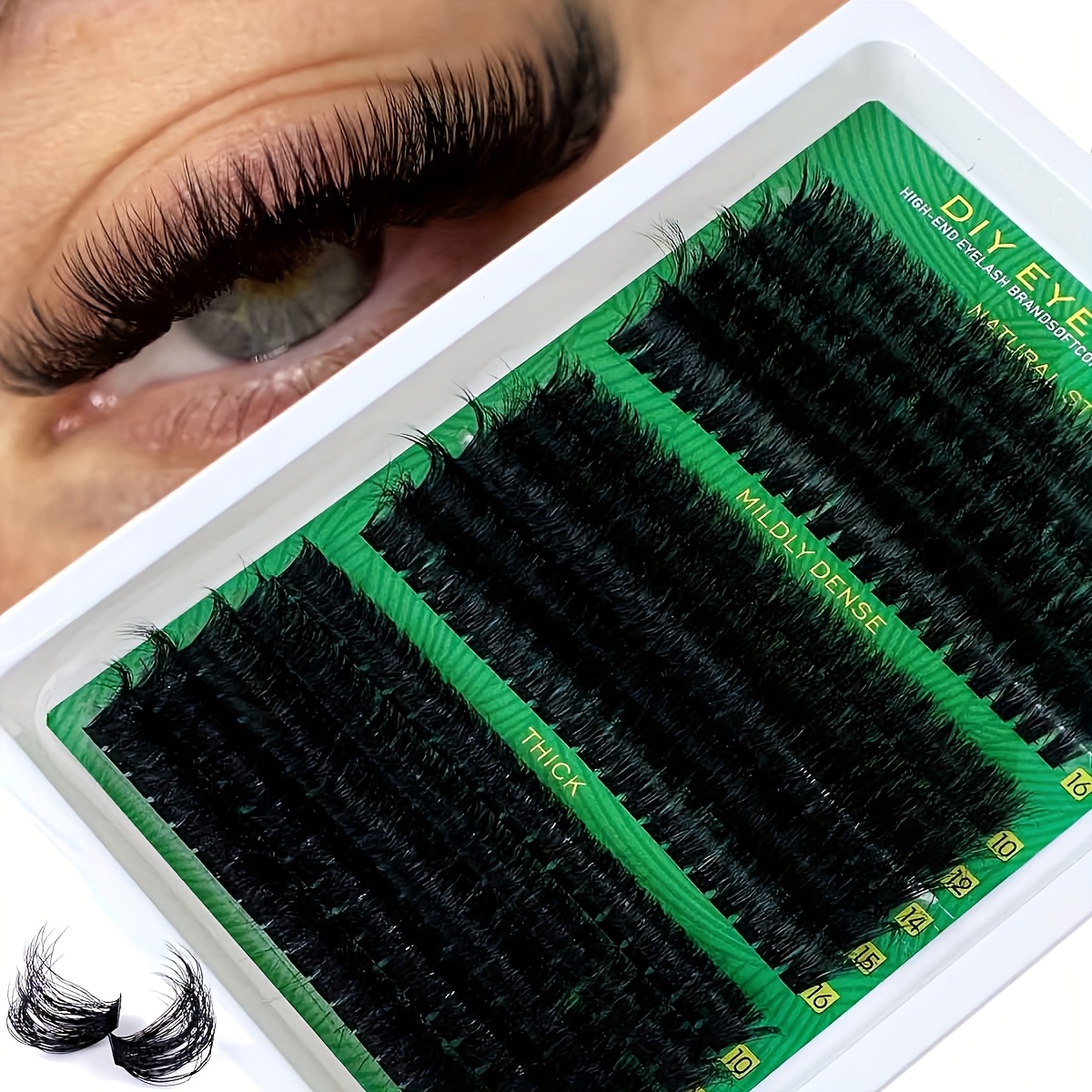 300pcs   mink eyelashes 40d 50d 60d 80d 100d fluffy individual eyelash extensions 5d effect 0 07mm curly   eyelashes dramatic lashes 10 16mm mixed set large capacity for   and cosplay