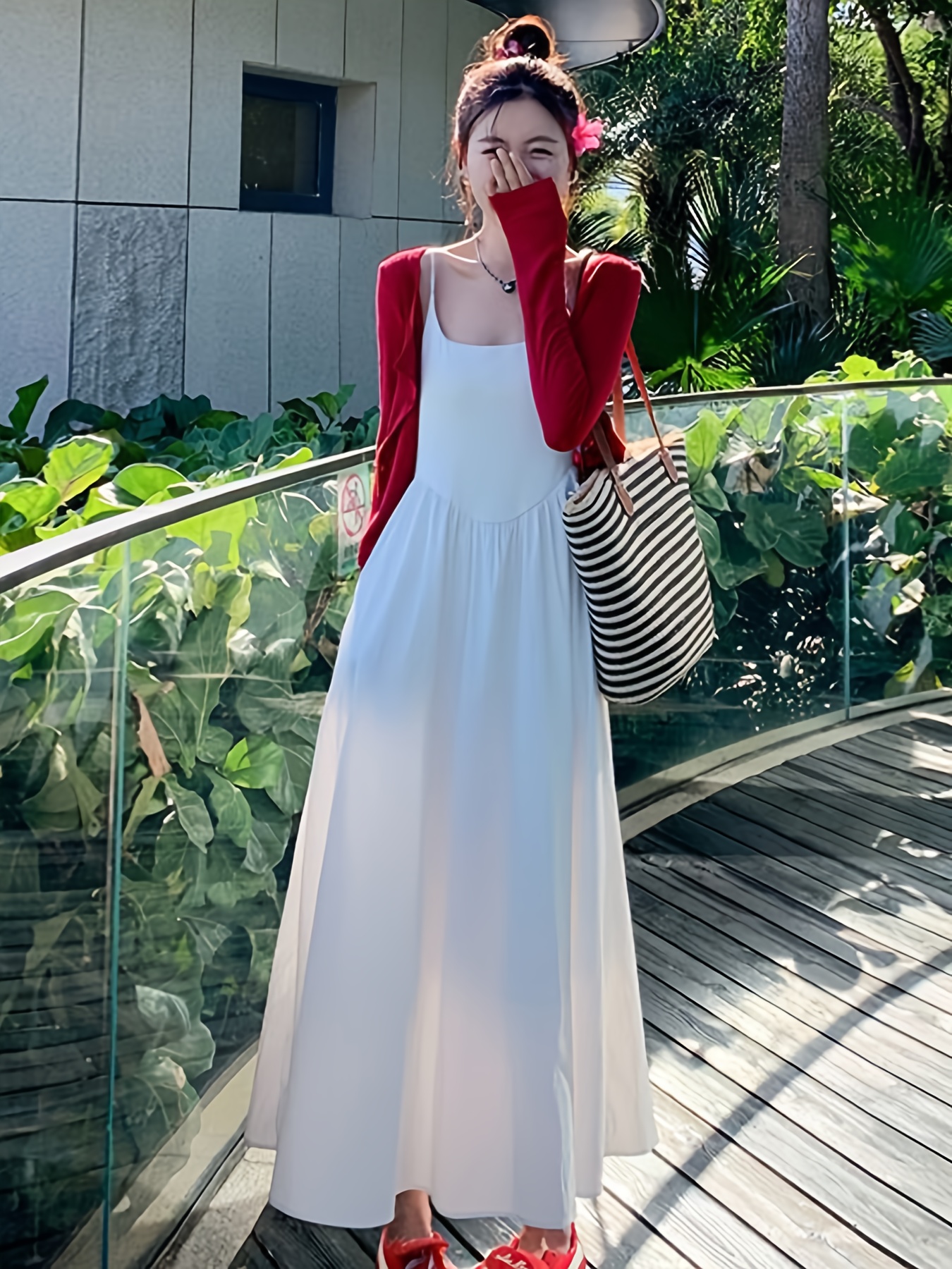 cardigan summer dress Transition from to early fall with neutrals All Sandnes Garn patterns require the corresponding purchase of yarn for the project 240810 Womens Sleeveless Denim Dress