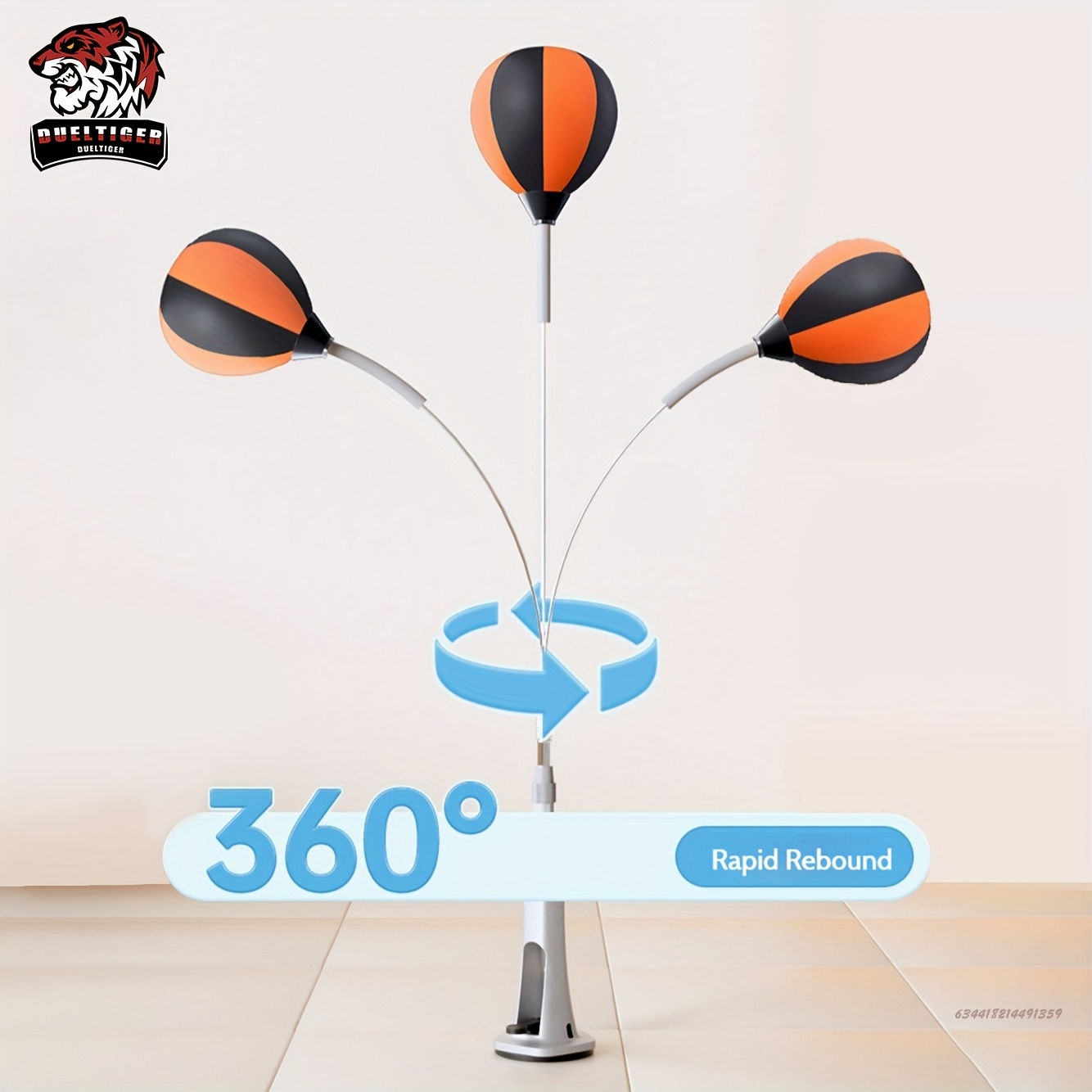 1pc adjustable indoor ball 54 63 suction cup speed ball for boxing training red black hand eye coordination fitness equipment rebound silent durable for home gym indoor workouts stable suction base details 2