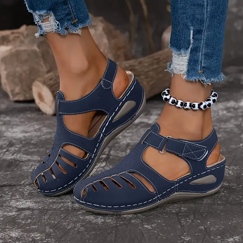 ladies comfortable wedge sandals lightweight and comfortable in Product details 11