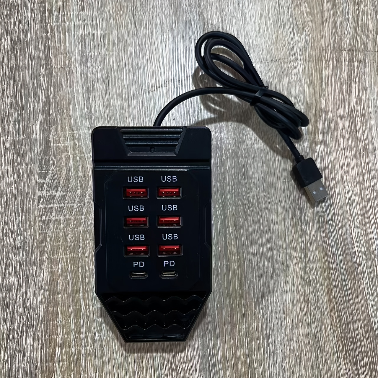 TEMU Câble d'extension multifonctionnel avec de bureau à , station de charge avec USB, à ouverture et fermeture à une main, 6 ports USB + 2 ports