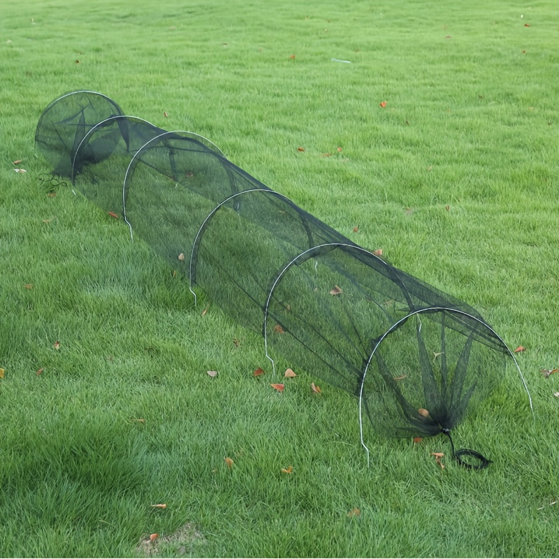 Image of 1pc Durable Uv-resistant Foldable Garden Tunnel - Bird And , Plant Shade Net For Large Winter Vegetables And Fruits, Backyard Farm And Greenhouse Protection Net