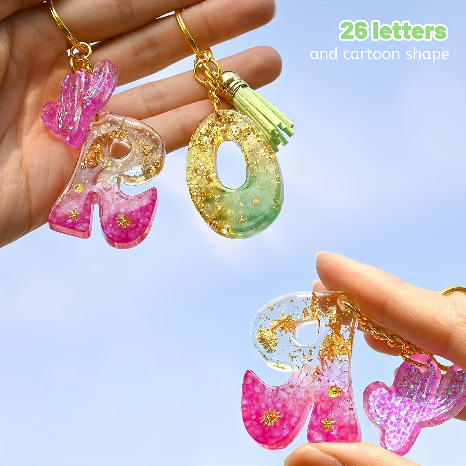       molds set         shaped   keychain and jewelry pendants     moulds   hanging   details 1