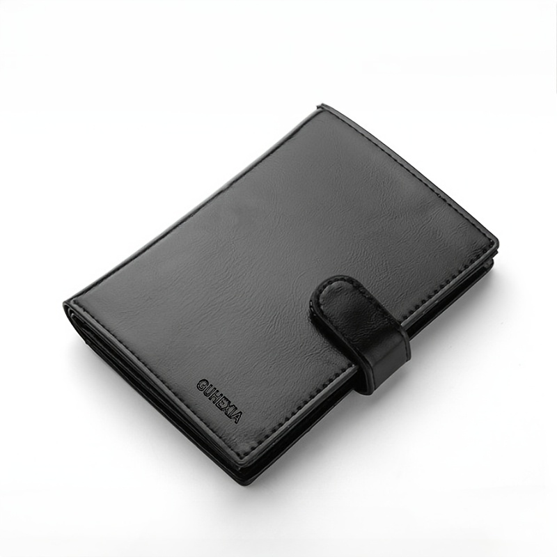 TEMU Men Women Long Wallet Large Capacity Passport Cover Holder Multi Card Slots Cash Coin Pocket Travel Clutch