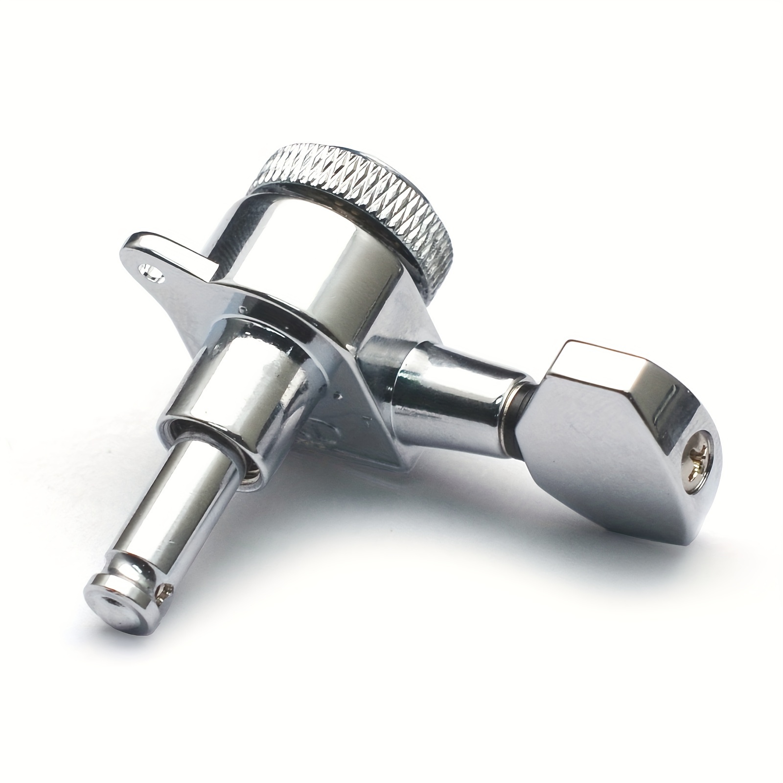 [SAPHUE Guitar Locking Tuners] SAPHUE 6pcs Guitar Locking Tuners | 1:18 Lock String Tuning Key Pegs Machine Head with Hexagonal Handle Replacement for Electric Folk or Acoustic Guitars - Black/Golden/Chrome