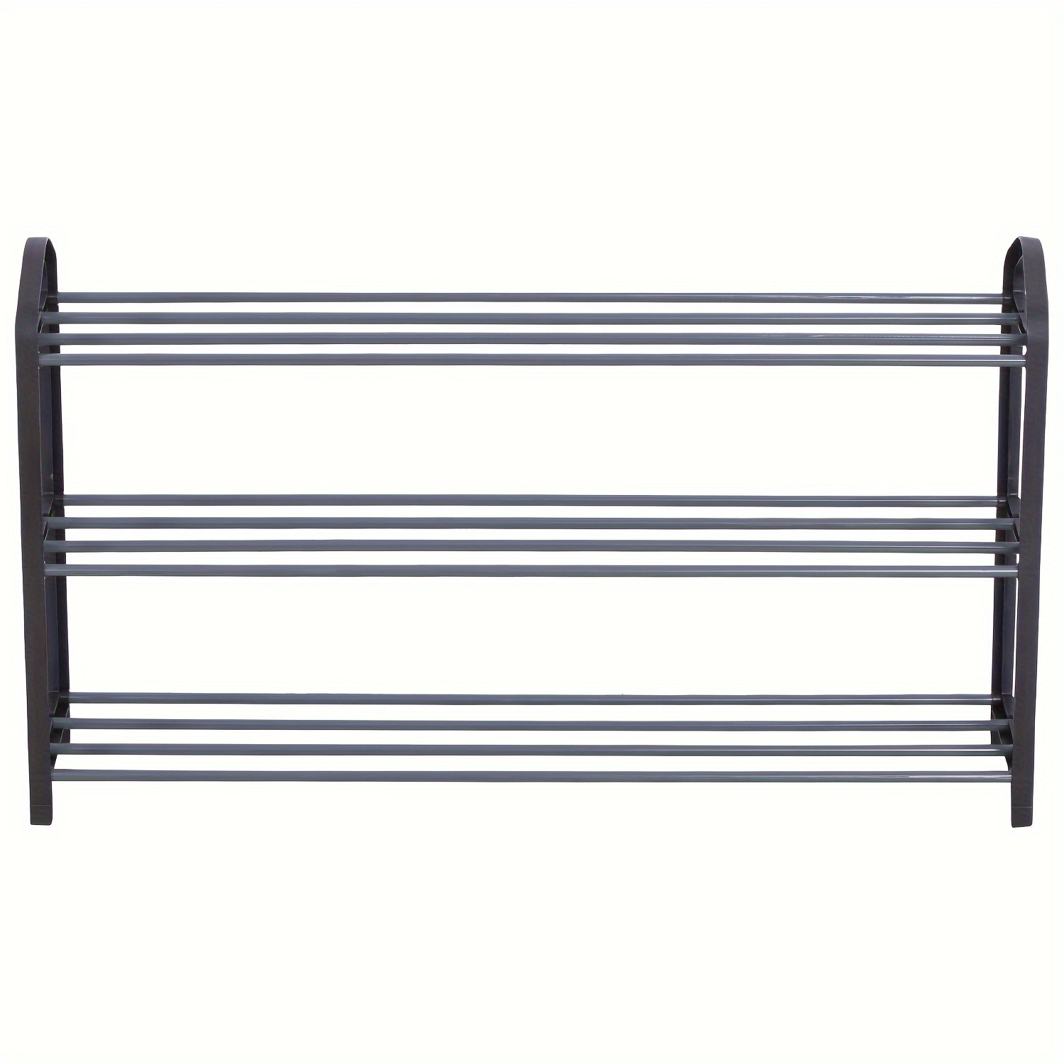 Image of 1pcs Shoe Rack With 3 Levels, Shoe Stand Shelves, Shoe Rack, Shoe Storage For 12 Pairs Of Shoes, Shoe Organizer, Black