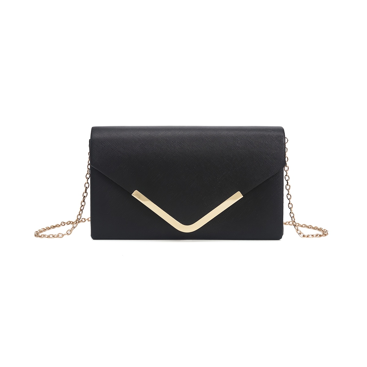 TEMU Niche Design Cross-pattern Small Square Bag, Simple Black Versatile Crossbody Bag For Commuting And Dating