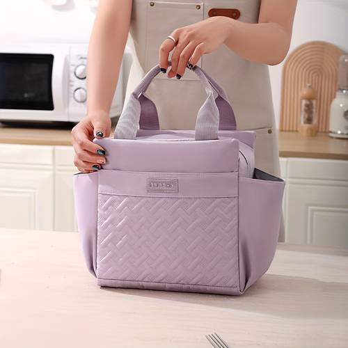 non food contact large capacity refrigerated cooler bag portable handbag double layer insulation bag thickened aluminum foil picnic bag lunch box for school non food contact
