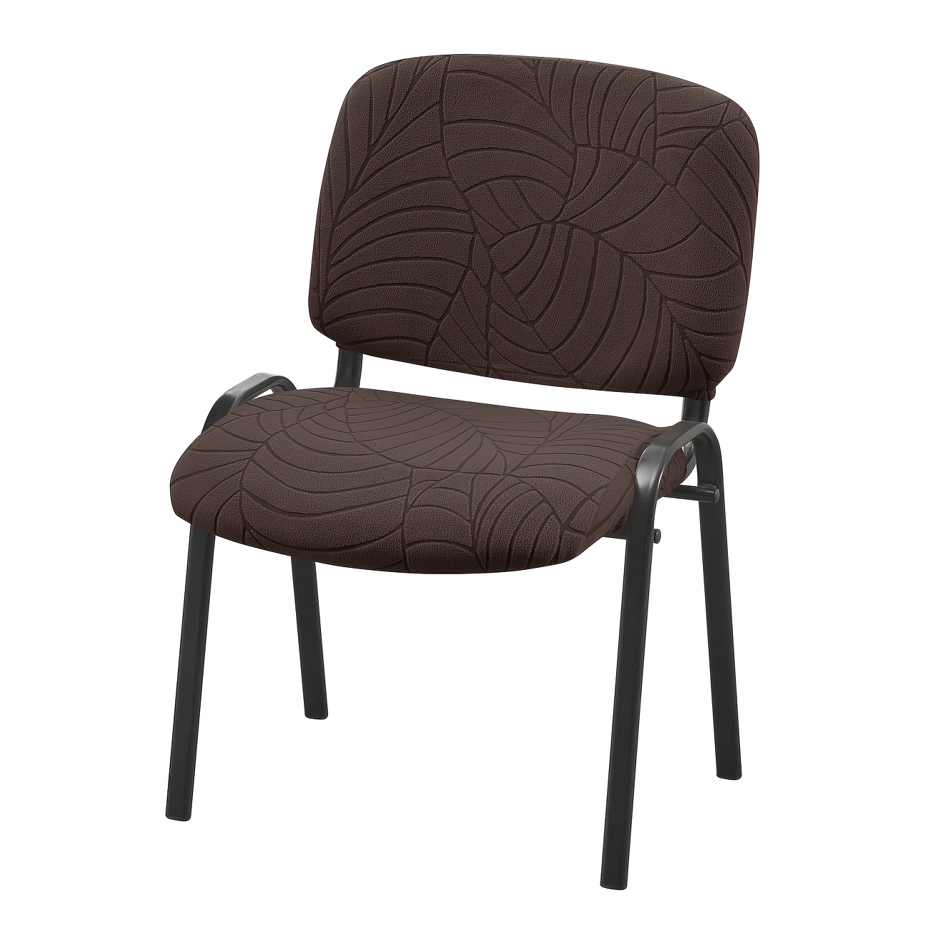 TEMU 2 pezzi/Set Copertura per Sedia Divanetto con Foglie Shaggy Divisa Schiena e Cuscino Separati Copertura per Sedia da Ufficio