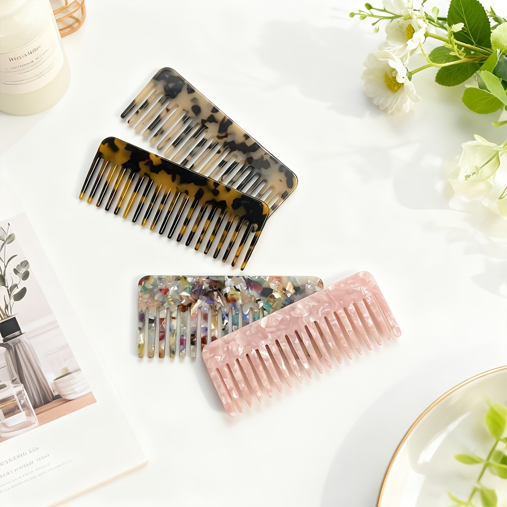 TEMU 2 Pezzi Fermacapelli Lucido Casuale, Fermaglio per Capelli Posteriore Donna, Set Rosa, Resistente e Infrangibile, a Tutti i Tipi di Capelli,