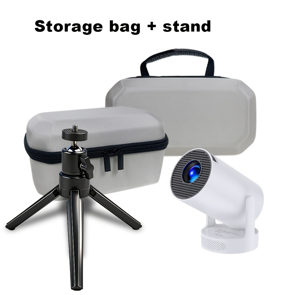 TEMU Juego de almacenamiento para proyector, bolsa de almacenamiento + , estuche portátil de carcasa rígida, serie de bolsa de almacenamiento todo en