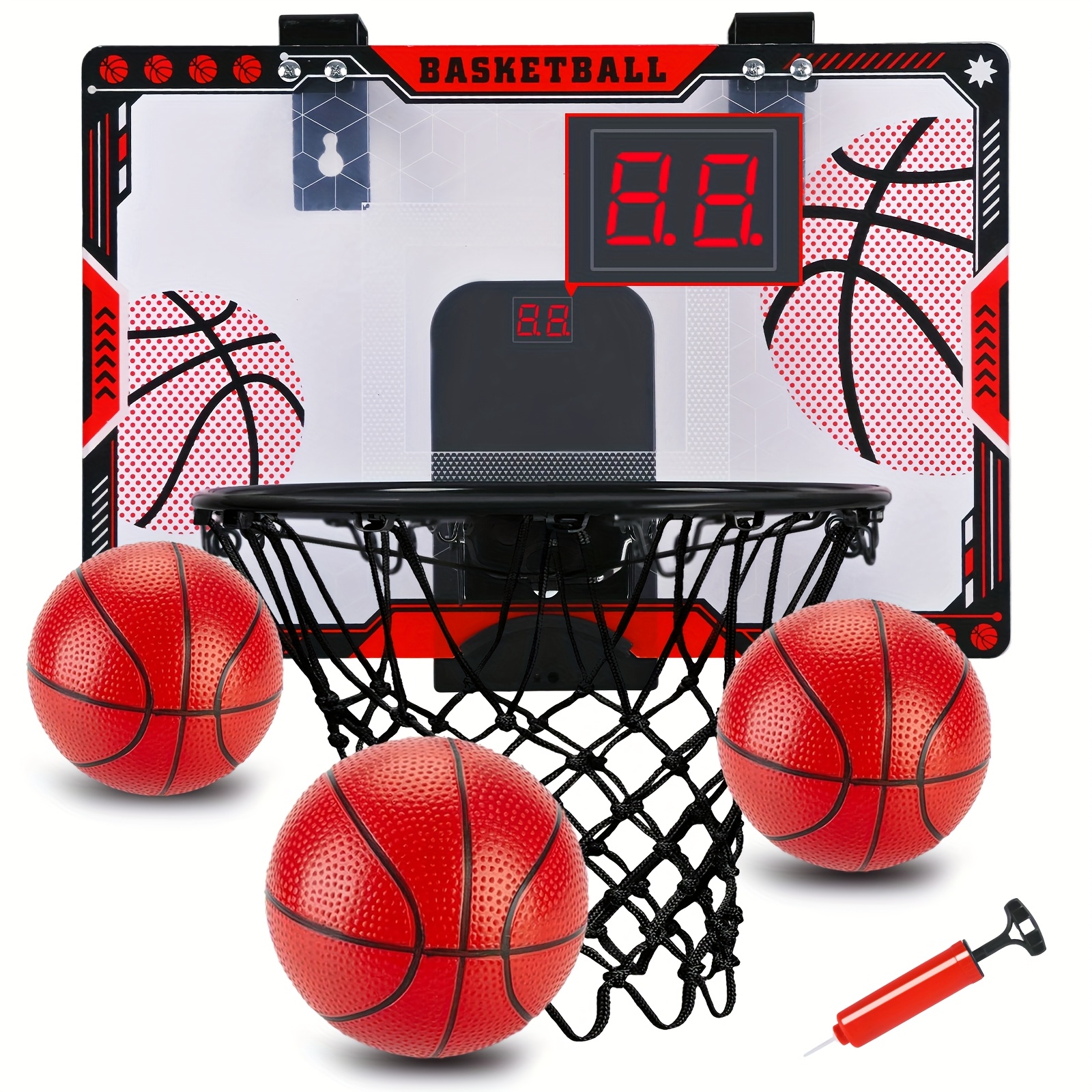 indoor basketball hoop for kids, over the door mini basketball