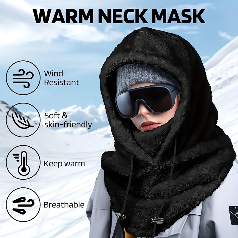 

Winter Sports Balaclava Ski Mask - Fleece, Soft Plush, Wind-resistant, Breathable, Ideal For Outdoor Activities, Thanksgiving Gift And Christmas , Winter Accessories