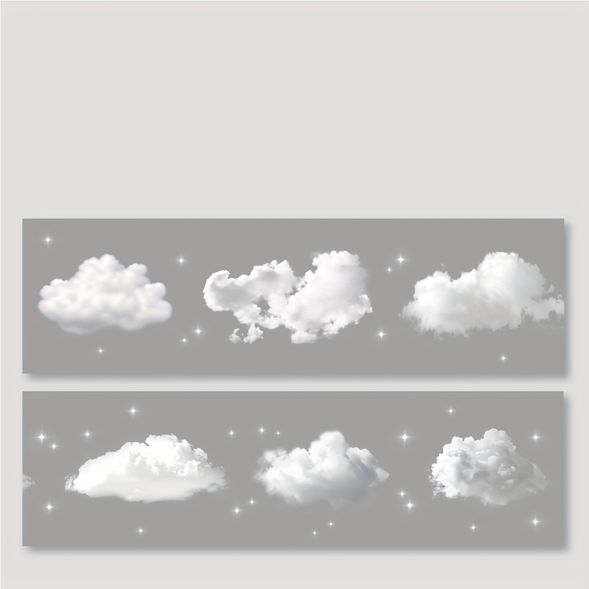 E-shop 1 Rolle PET Planner Tape, Cloud And Mist Serie Stanzband für Notizbücher, Scrapbooks, Bastelarbeiten, Projekte, Künstlerisches Washi Tape