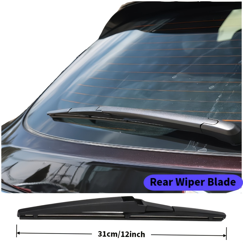 TEMU 1pc 12" Rear Wiper Blade Replacement For Rav4 Highlander Corolla 2000-2023 Models - Fit Rubber (pack Of 1)