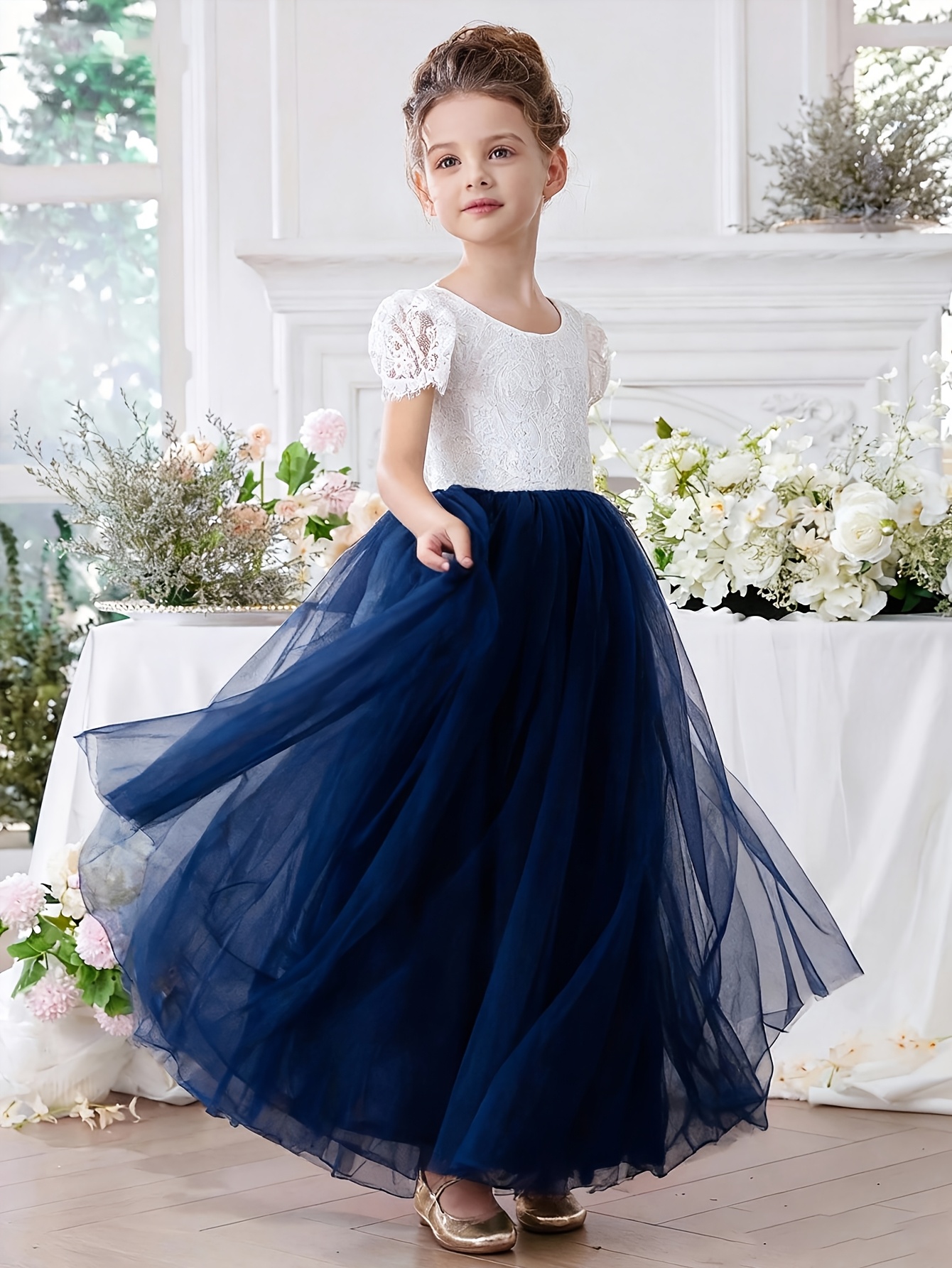 prom dress appliques Lace Appliques Tulle Light Blue Sequin Illusion Prom Dress  Tailordea