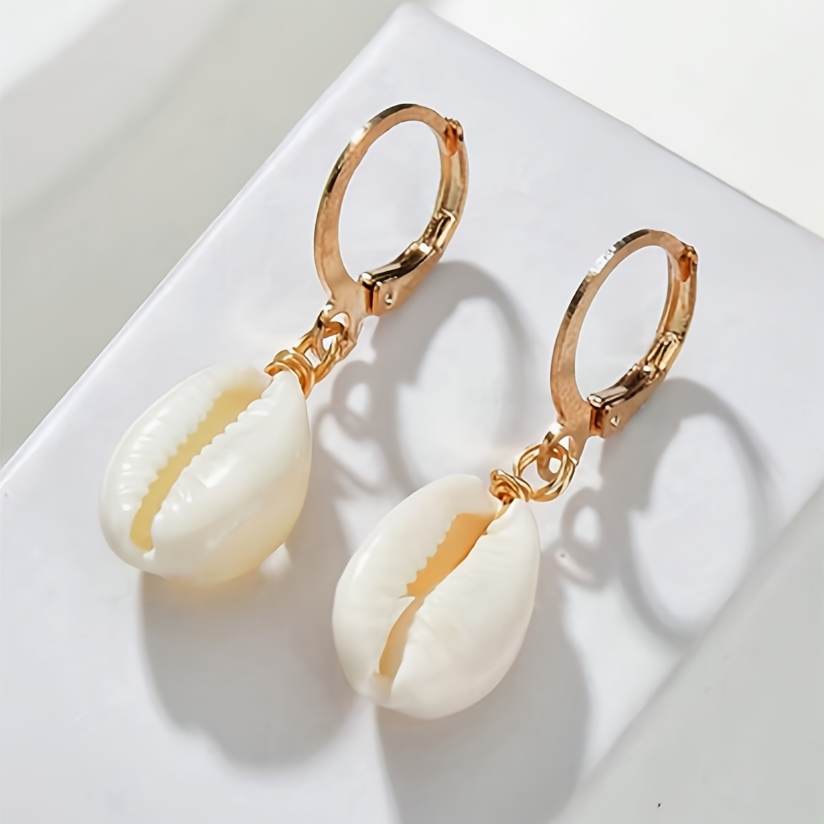 

Bouchons d'oreilles élégants inspirés de la plage, boucles d'oreilles pendantes pour femmes, boucles d'oreilles pour les vacances d'été