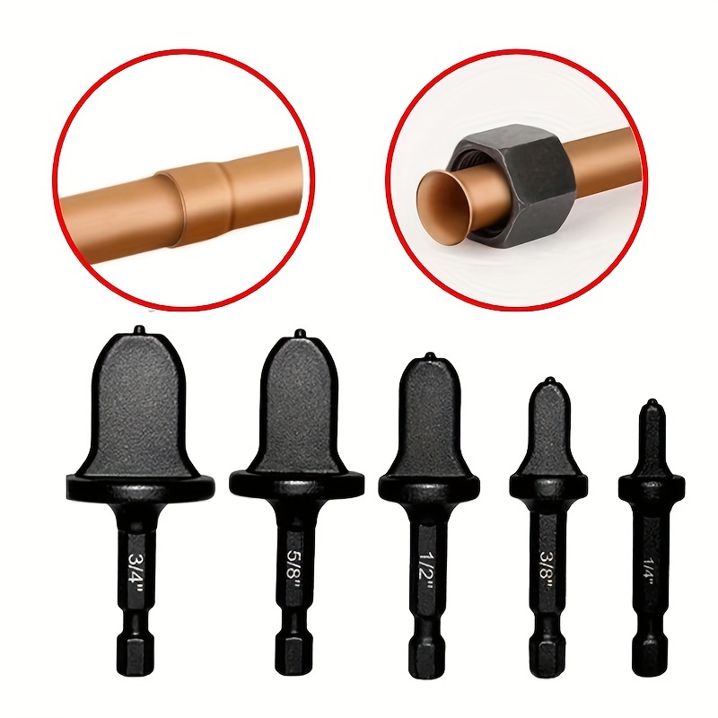 5pcs Expander Hand Drill, Suitable For Tubes, Air Conditioner Conditioning Swaging Rotary Tool Set