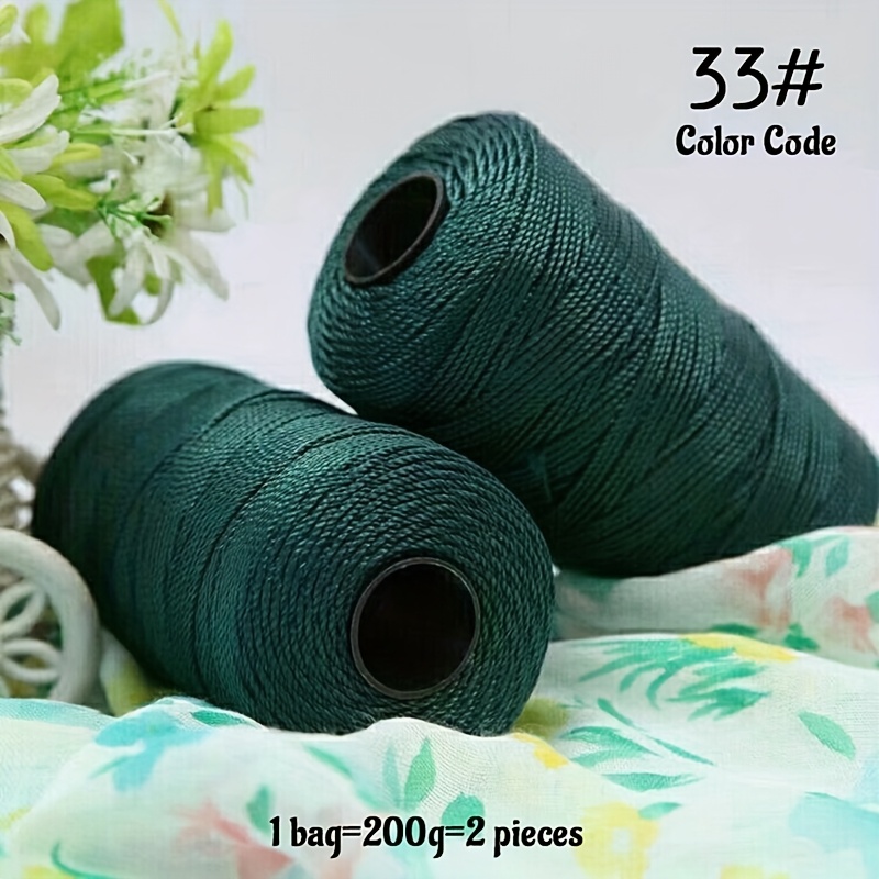 TEMU Summer Crochet Yarn Hand Knitting Materials For Making Crochet Summer Hats, Sandals, Bags, Storage Baskets, Cushions, Shimmering Yarn 1 Bag =