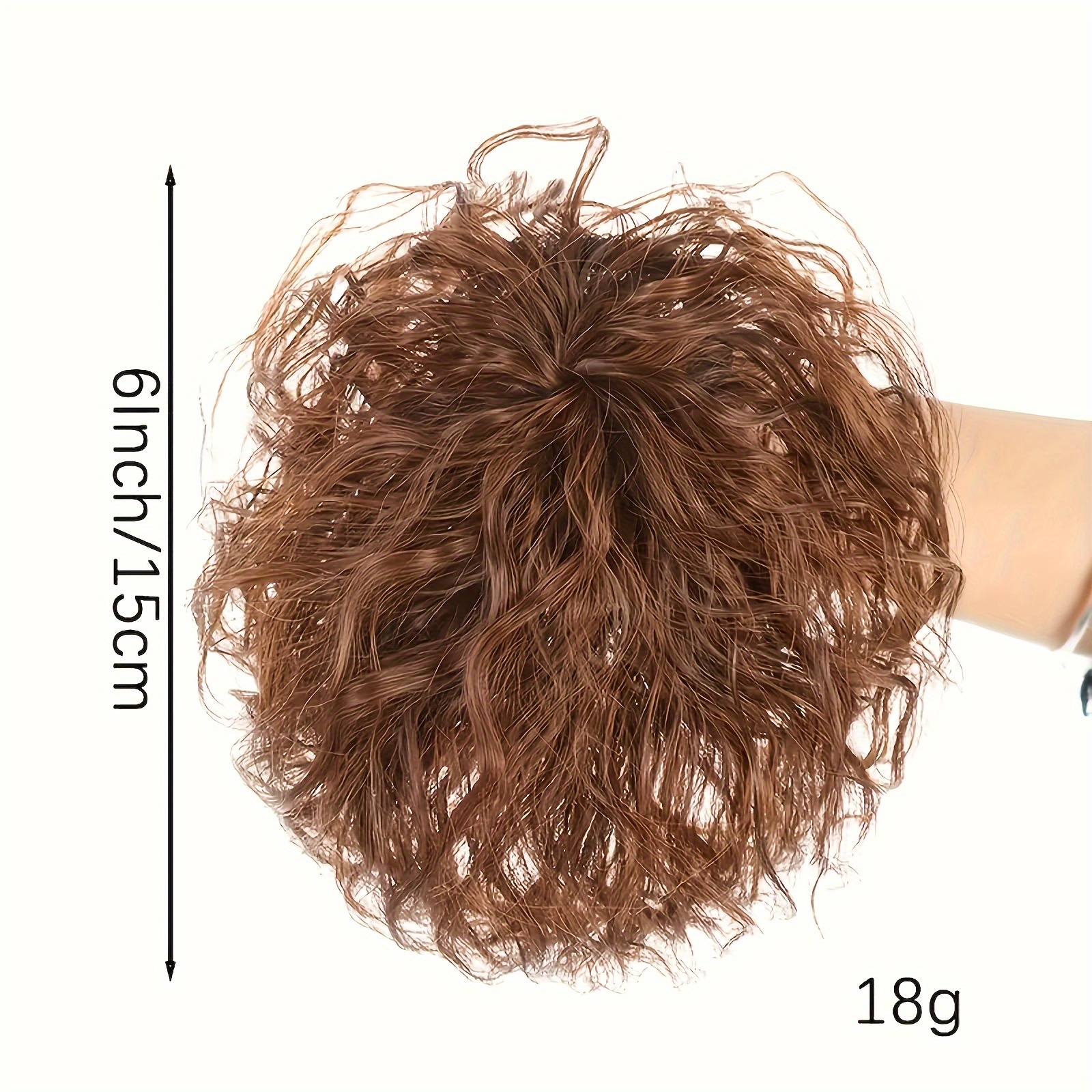 chic water wave clip in hair extensions with bangs for women   adds volume covers white hair   everyday use details 3