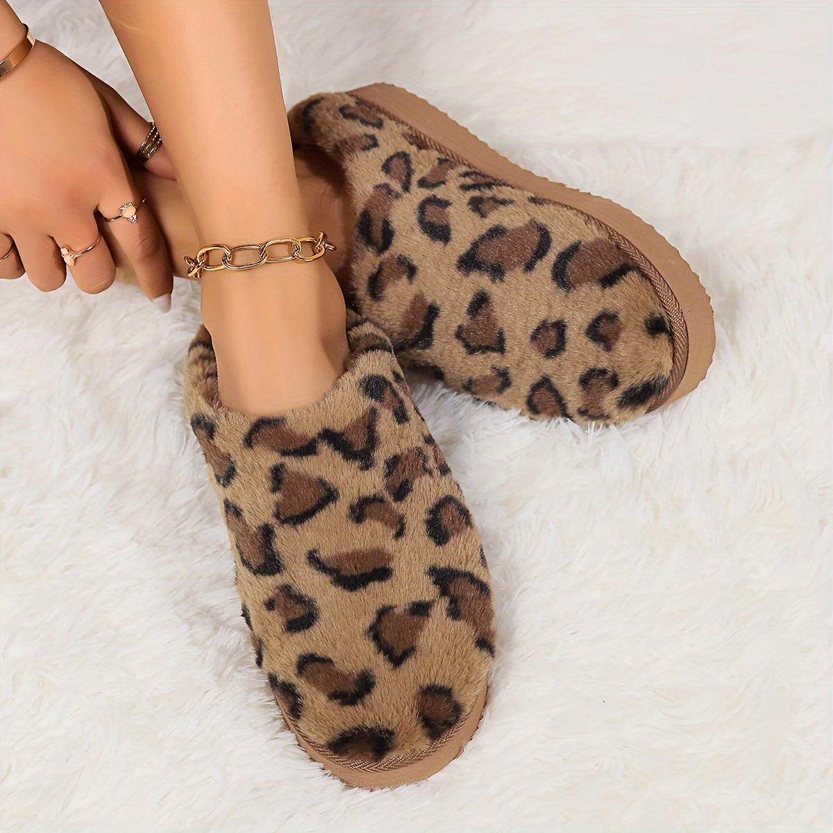 

Women's Slippers Fleece Lined Knitted