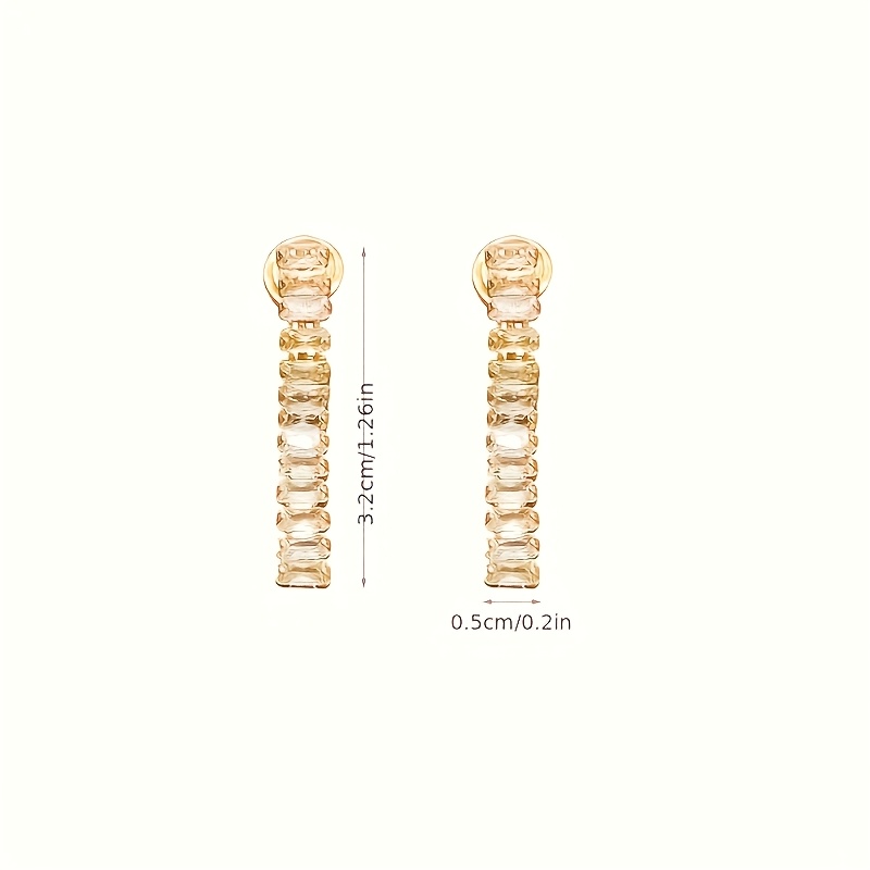 Women's Exquisite Long Bar Earrings, Party Decoration