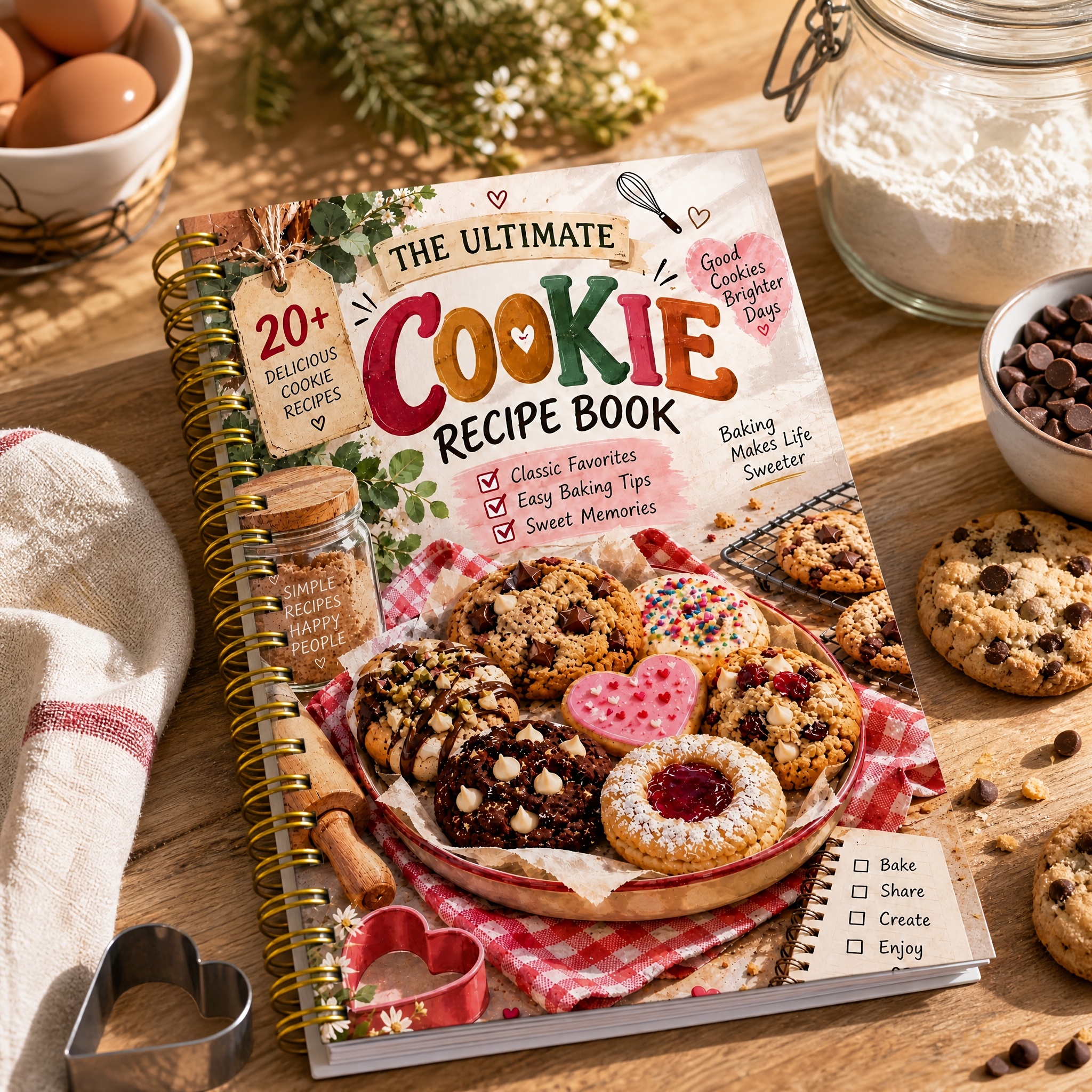 TEMU Complete Cookie Recipe Collection | 20+ Cookie Recipes, Baking Recipes And Tips, Chocolate Cookie Dessert Making Guide, Home Kitchen Baking