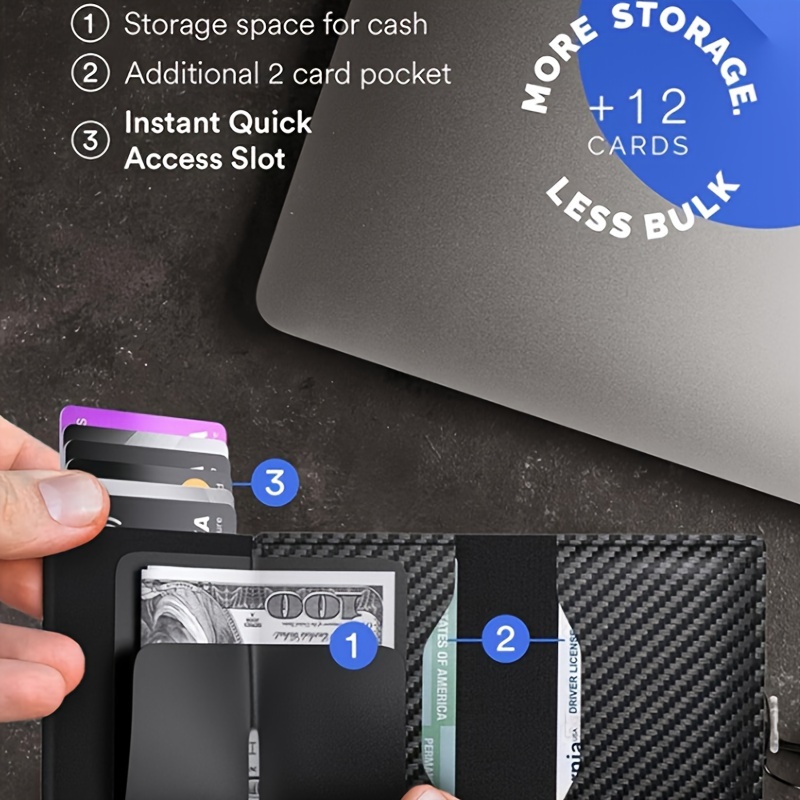 The Waltlet - Maximum Storage RFID Secure Minimalist Wallet